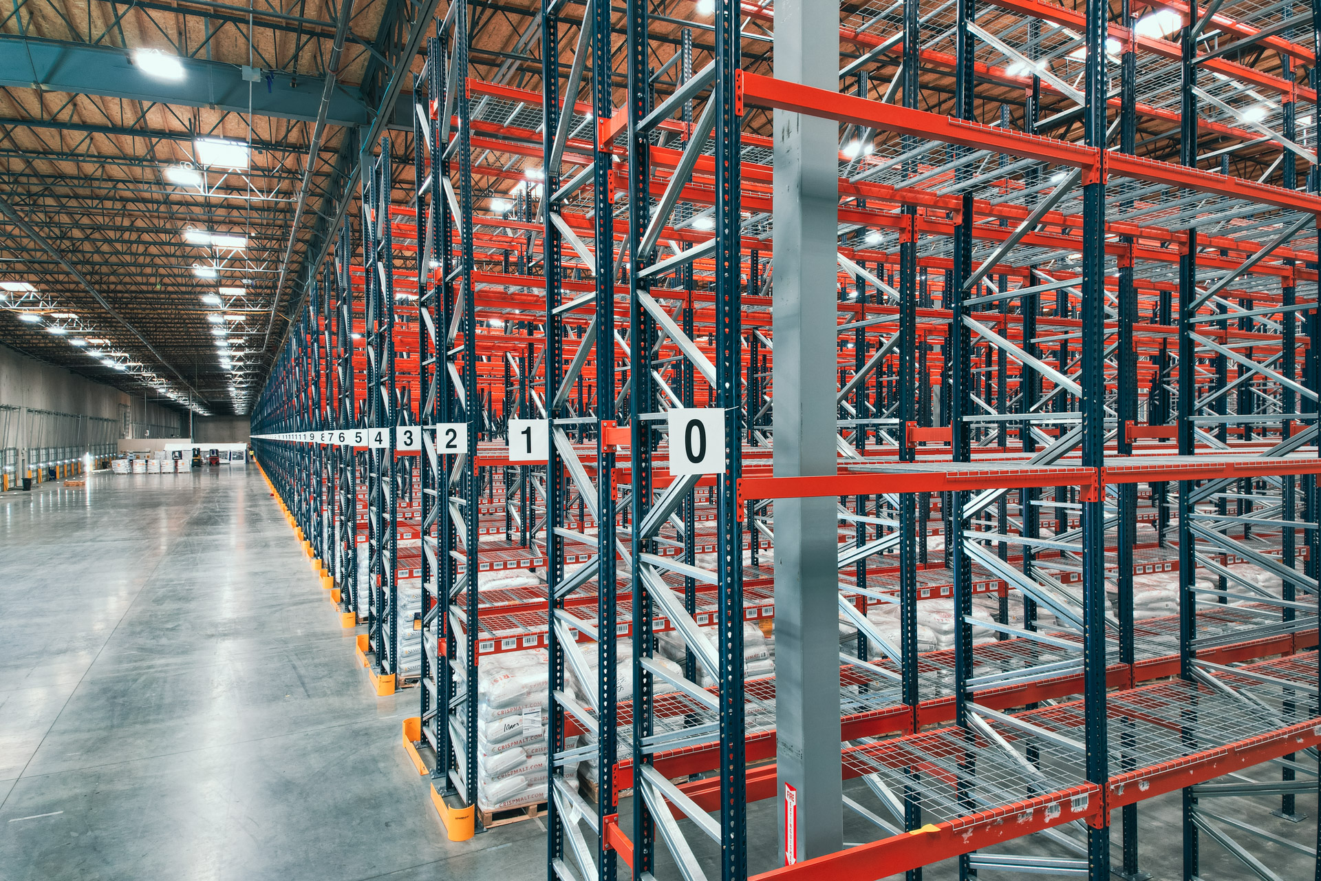 Industrial pallet racking warehouse in Moriarty New Mexico
